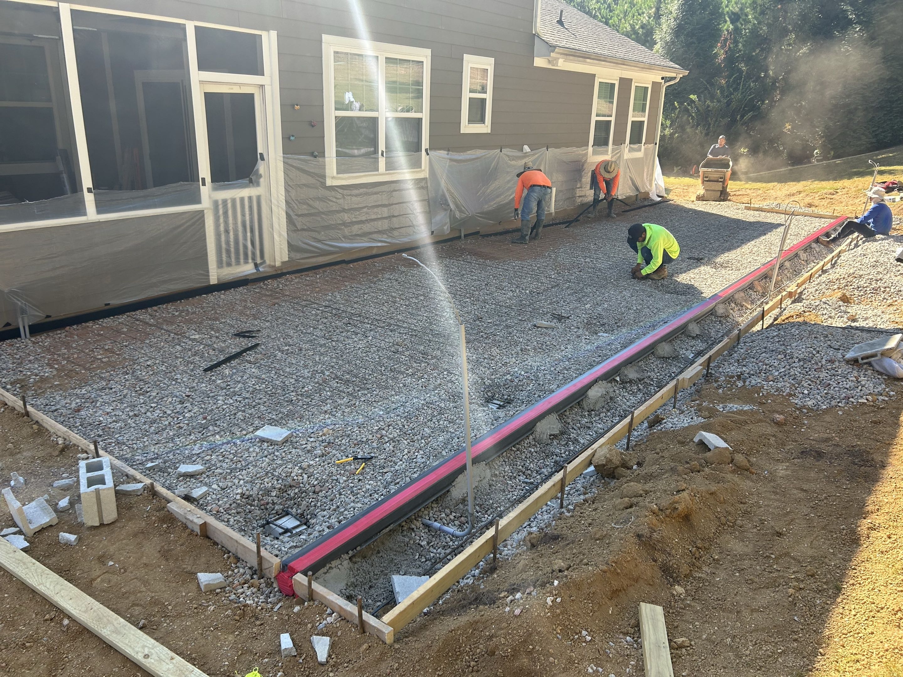 Reinforcement That Stays Where It Works — step 07 of a Local Concrete Co project in Davidson, NC