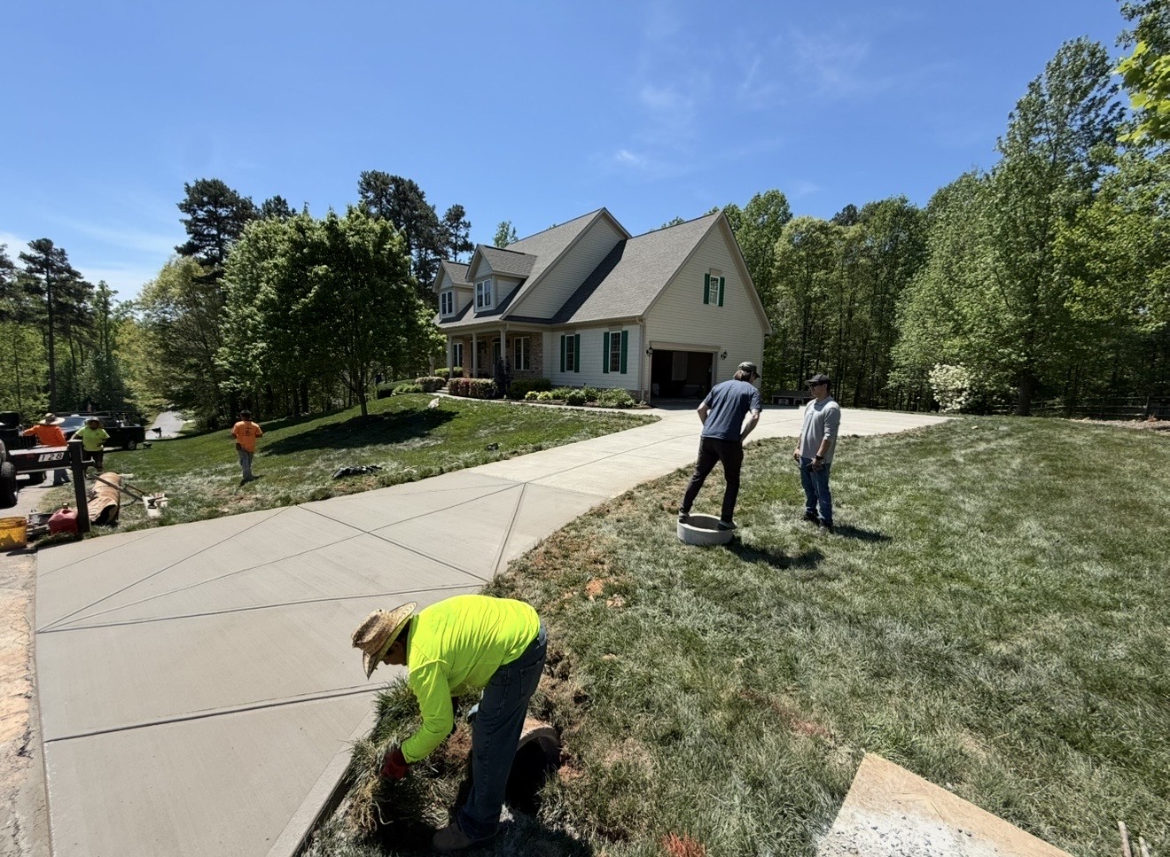 Walkthrough First, Billing Second — step 16 of a Local Concrete Co project in Davidson, NC