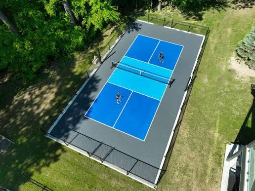 Davidson pickleball court project 1 — Local Concrete Co